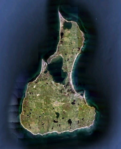 Block Island from Space