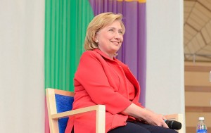 Former Secretary of State Hillary Clinton, interviewed by Aspen Institute chief Walter Isaacson